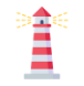 cartoon image of lighthouse